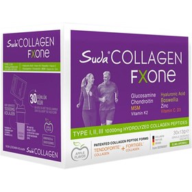 Resim Suda Collagen Fxone Elma Aromalı 30 Sase 