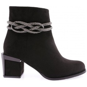Resim Dgn 890-22k Kadin Simli İp Detayli Topuklu Bot 890-1922-R1680 Siyah 