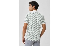 Resim Lacoste Slim Fit Polo T-Shirt Erkek Polo Yaka Tişört Beyaz 