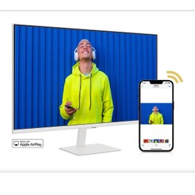 Resim Samsung Akıllı Tv-monitör 80cm Ekran 32" Wi-fi Bağlantı 4ms 60hz 1920 X 1080 Fullhd Smart Slim Monitör Tv 