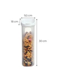 Resim Moonstar Kuru Gıda Bakliyat Saklama Kabı 3 L 6 Lı Set Beyaz-Mas- Çok Renkli 