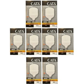 Resim Cata Ct-4242 45w 6400k Beyaz Işık E27 Duylu Led Torch Ampul 8 Adet 