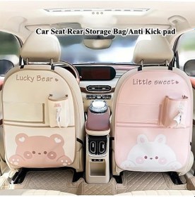 Resim Lumaworld Chubby Bear Oto Koltuğu Koruyucu, Saklama Çantası Ve Tablet Tutucu 