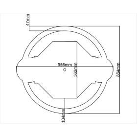 Resim Motifpiyer Lamba Tavan Göbeği DC-52-C-95X86-SEKIZGEN 