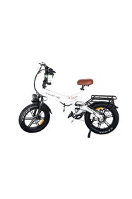 Resim TBIKE T-Bike Robust X8 250W Katlanabilir Elektrikli Bisiklet Beyaz 