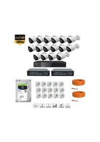 Resim Dahua 2 Mp Ip Kamera 16 Kameralı Full Hd Set 