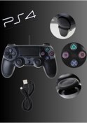Resim PS4 Oyun Kolu PC Uyumlu Şarj Kablosu Hediyeli Joystick Kontroller Gamepad 
