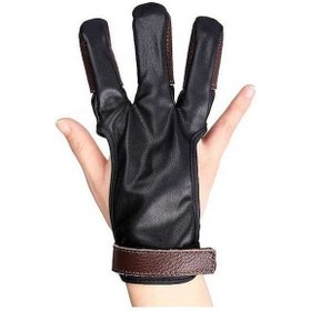 Resim Pazly Yay Yay Ve Ve S-xl Okçuluk Parmak Koruyucu Eldiven Kadın/erkek/çocuk Deri 3 Vm 