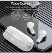 Resim Xindoker Lenovo Tw60 Kulak İçi Spor Kulaklığı - Bt5.3, 300mah Şarj Kutusu, Hd Stereo, 24 Saat Pil Ömrü, Beyaz 