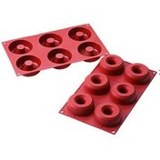 Resim 6'Lı Donuts - Silikon Donut Kalıbı Silikomart