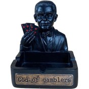 Resim Suntek Kumarbazlar Küllük Puro Sigara Kül Tablası Dekorasyon 10x10x12cm 