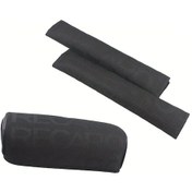 Resim Besthome1 3 Parça Siyah Jdm Stili Rec Racing Başlık Yastığı Koltuk Kemerli Omuz Koruma 