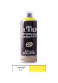 Resim Artdeco Sprey Akrilik Boya 400 Ml Neon Sarı 910 