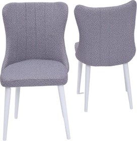 Resim Tuna Mutfak Yemek Sandalye 4'lü Set Beyaz 