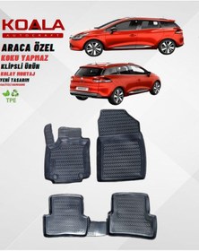 Resim Renault Clio 4 Station Wagon Araca Özel Havuzlu Paspas 