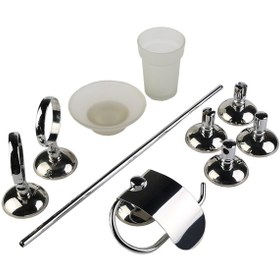 Resim Lider Banyo Seti Krom 5 Parça 