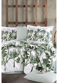 Resim Clasy Ranforce Nevresim Takımı Tek Kişilik Versay V1 Ada Çayı Adaçayı 