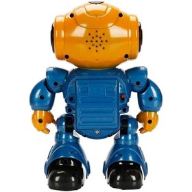 Resim Sesli Ve Işıklı Uzaktan Kumandalı Dans Eden Sevimli Robot 45510 Turuncu-mavi Robot 