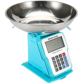 Resim Mavi 30kg/1g Dijital Kefeli Terazi-pilli & Adaptörlü, P.çelik Tepsi, Tutar Hesaplama Elektronik Tartı 