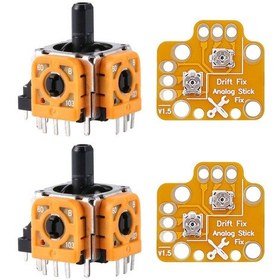 Resim Ps4 Analog Drift Fix 2+2 Set Playstation 4 Kol Joystick Motor Tamir Yedek Parça 