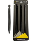 Resim Alpinist Alüminyum 6061 Çadır Kazığı 18 Cm Siyah 4'lü Çok Renkli 