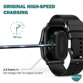 Resim Microsonic Amazfit Cheetah Pro Manyetik USB Şarj Kablosu Siyah [Cheetah Pro ile Uyumlu Kablo - Siyah] 