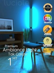 Resim luciole Led Lambader,Renk Rgb Animasyon Uzaktan Kumandalı Yapışkanlı Dupurple 