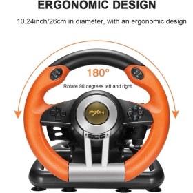 Resim Pxn V3 Pro Ps3/ps4/pc/xbox One/xboxseries/nintendo Uyumlu Direksiyon Seti Turuncu 