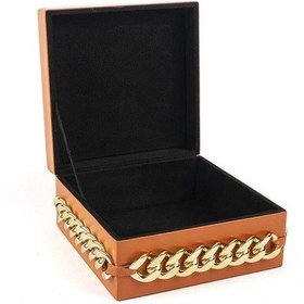 Resim Turuncu Glod Takı Kutusu 22x22x11 Cm 