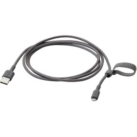 Resim IKEA Lıllhult Mikro Usb - Usb Kablo, Koyu Gri, 1.5 M 