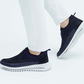 Resim Kemal Tanca Tamer Tanca Erkek Hakiki Deri Lacivert Sneakers & Spor Ayakkabı 