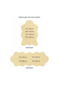 Resim Tappeto Re x Tavşanı Post Peluş Gri 