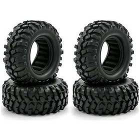 Resim Flybuy Trx4 Scx10 Rc Mufunye Lastik Kauçuk İçin Araçlar Adet 96mm 4 1/10 Cl 