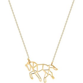 Resim Glorria Glorria Altın At Kolye 