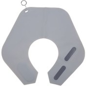 Resim Singree Gri Silikon Saç Kesim Pelerini - Su Geçirmez, Ayarlanabilir, Saç Döküntüsünden Koruyucu - Kuaför Ve Ev Kullanıma Uygun 