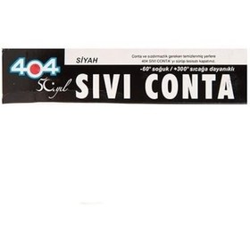 Resim 404 Sıvı Conta Siyah 80 Gr 
