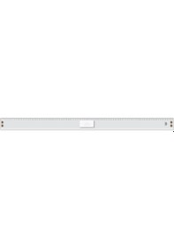 Resim Hatas 01260 Ekonomik Mika Paralel Cetvel 100 CM Şeffaf 