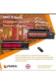 Resim Mira Mrc 12s Seramik Radyant Isıtıcı, Doğalgazlı, 12kw, 3 Kademeli, 6 Taşlı 