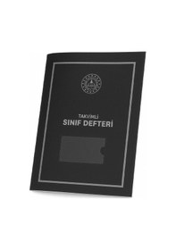 Resim Gülpaş Takvimli Sınıf Defteri Siyah Plastik Kapak İlkokul 390 