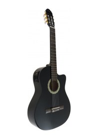 Resim Almira Mg917ce-bk Elektro Klasik Gitar - Siyah Orta Seviye - Cut 