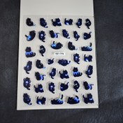 Resim 2 Adet Karanlıkta Parlayan Kedi Pençesi Tırnak Sanatı Çıkartmaları - Kendinden Yapışkanlı Plastik Tırnak Dekoru ile Işıltılı Yıldızlar, Düzensiz Şekil DIY Manikür için, Kadınlar ve Kedi Severler İçin (Tek Kullanımlık), Tırnak Etiketleri 