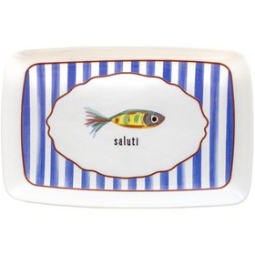 Resim The Mia Fish Dikdörtgen Servis 34 x 25 CM 