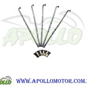 Resim APOLLO MOTO&BİKE JANT TELİ 172-4 BURGULU 36 LI PAKET 