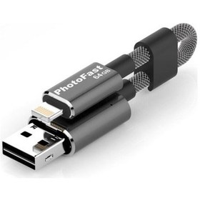 Resim Photofast Memoriescable Gen3 Lightning MCG3U3BK64GB 64 GB Usb 3.0 Flash Bellek 