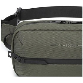 Resim Erkek Bodybag Bel Çantası Orta Boy Oxford Kumaş 8676 001 