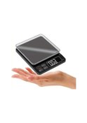 Resim Fastbuy Siyah Küçük Dijital Tartı - 0.1g Hassasiyetli Ticari Mutfak Tartım Cihazı Siyah 