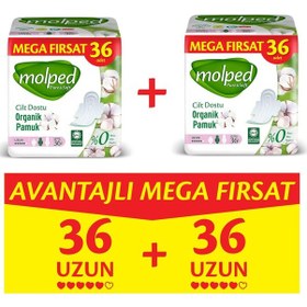 Resim Molped Pure&soft Uzun Avantajlı Mega Fırsat Paketi 72 Adet 