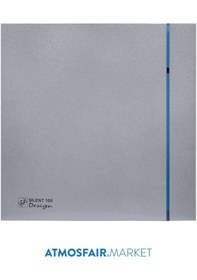 Resim Silent - 100 Chz Silver Design 100'Lük Banyo Wc Fanı 