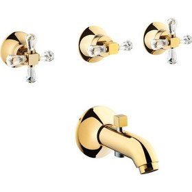 Resim Artema A4169623+A40836 Juno Crystals From Swarovski Lavabo Bataryası 