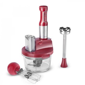 Resim Karaca 2000W Turbo 1,5 LT CAM Hazneli, 4 kanatlı Paslanmaz Çelik Bıçak, Buz Kırma Fonksiyonlu Mutfak Robotu 